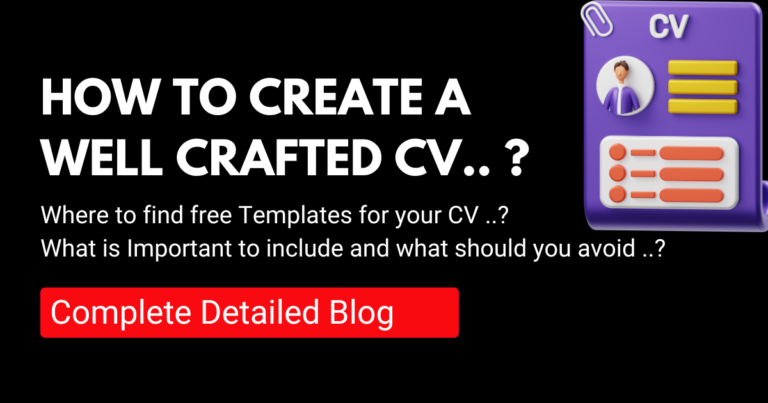 A well crafted CV guideline