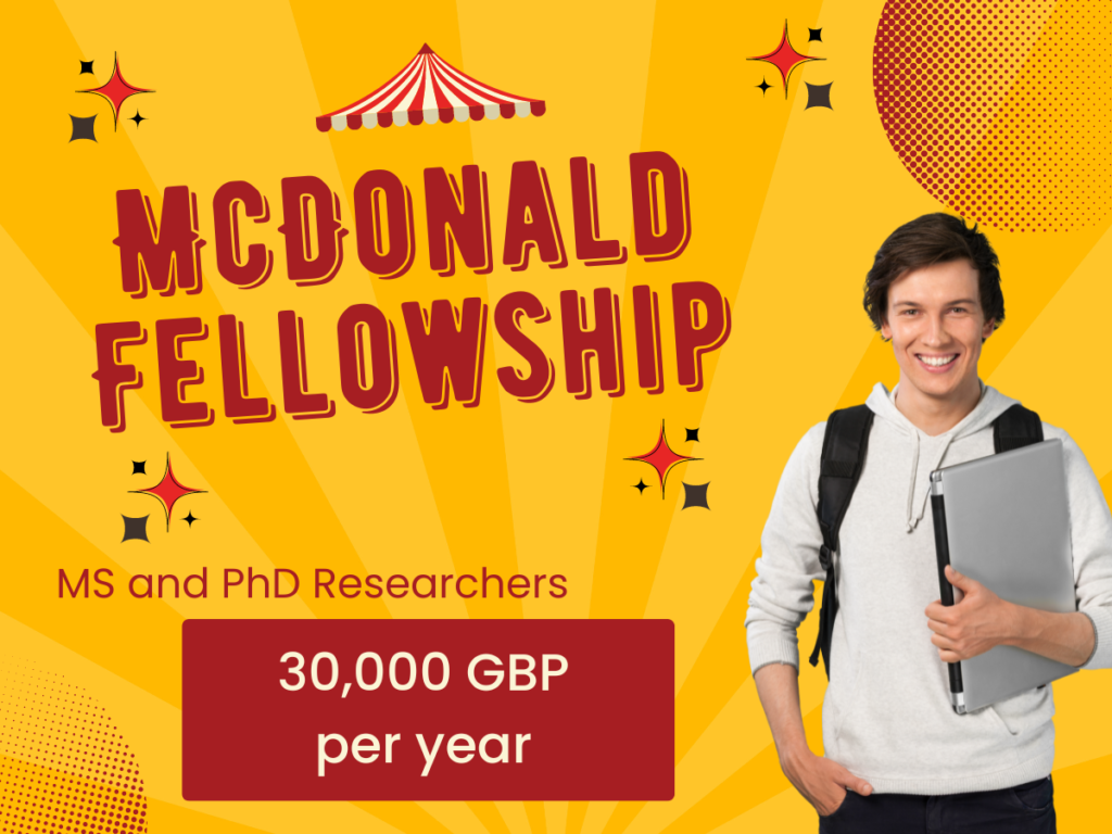 Mcdonald Fellowship